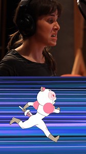 Bee and PuppyCat on Instagram: "Some of our favorite scenes with Allyn Rachel as Bee. 💜 #BeeandPuppyCat #Behindthescenes #VoiceActing"