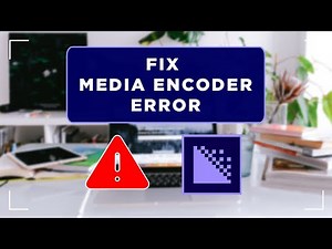 How to fix Media Encoder error in hindi | Tutorial for beginner