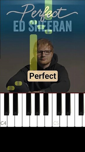 Ed Sheeran - Perfect | EASY Piano Tutorial #piano #pianocover #edsheeran #perfect #pianotutorial