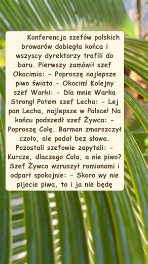 Konferencja szefów browarów kończy się zaskakującą pointą