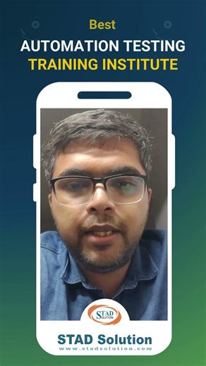 Automation Testing Training Review by Nikhil Shahane | STAD Solution #Shorts