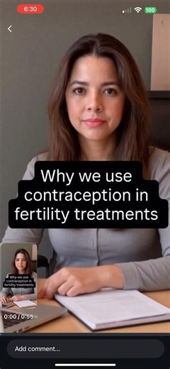 Why we use contraception in fertility treatments?