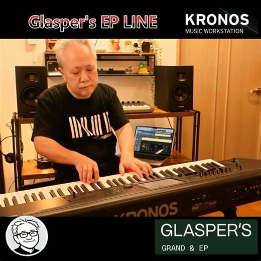 【KRONOS】EP-1音源の新モデルを活用した"Glasper's EP Line" ♪🎹✨[No Talking]