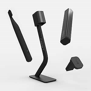 NEST Electric Self-Dispensing/Self-Cleaning Sonic Toothbrush – Black – Adult Electric Toothbrush with Holder, Travel Case, Charging Cable