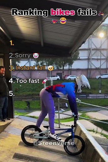 Ranking bikes fails🚲🏍️😂