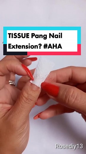 Tissue Nail Extension Tutorial