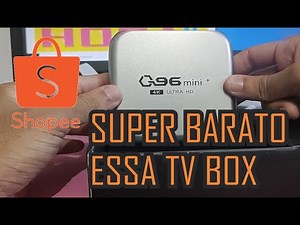 #SHOPEE Tv Box Q96 mini + (Mais)