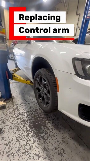 Control arm due to damaged bushing for #chrysler #300 #automobile #mechanic