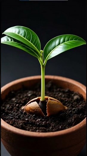 “How a Seed Becomes a Tree 🌳 Full Growth Process”