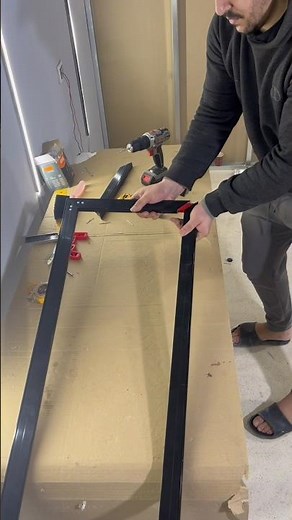 How to make a glass door with an aluminum frame for kitchen cabinets and wardrobes?