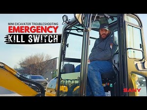 SANY Mini Excavator Not Starting? Emergency Stop Troubleshooting