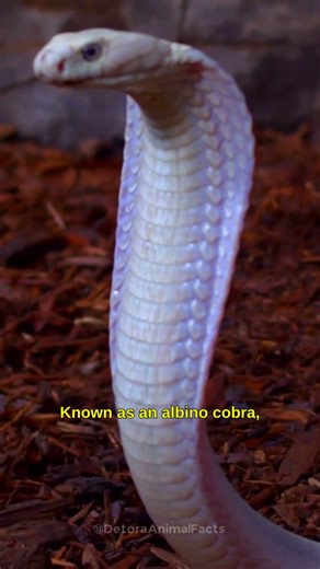 The White Cobra That Looks Mythical… But Is Deadly