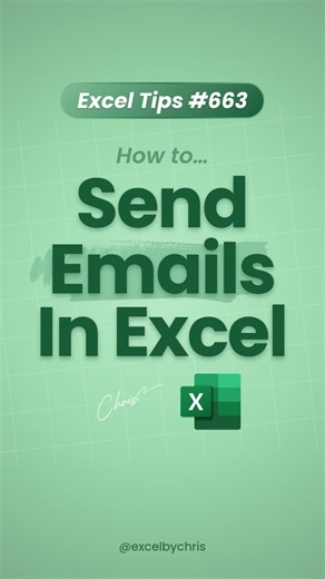 Christian Colombo | The Excel Guru on Instagram: "99% of people don't know this Excel Hack! 🤯 In this tutorial, you'll learn how to automate emails from Excel! #excel #workhacks #accounting #exceltips #spreadsheets #exceltricks #corporate"