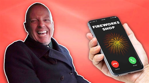 Prank Calling a Firework Shop on Bonfire Night – In-Character Call
