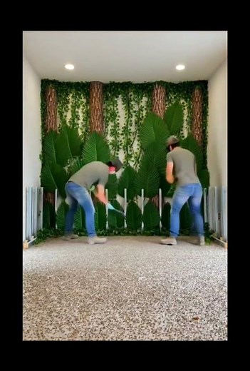 Indoor Jungle Room Transformation Timelapse | Luxury Nature-Inspired Interior Design 🌿✨🏡