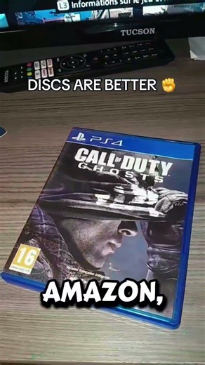 DISCS ARE BETTER ✊️ #discs #ps4 #ps5 #playstation #gaming #psstore #codghosts #callofduty