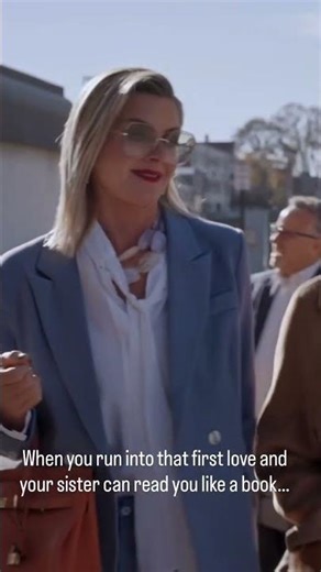 So lucky to have the brilliantly funny Eliza Coupe playing my sister in our movie