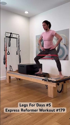 30-Min Leg Day 🔥 Loop band burn! 7 days FREE 💪 #pilates #reformerworkout #reformer #legworkout