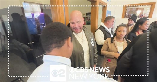 Fat Joe surprises students at Mott Haven Library in the Bronx