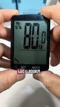 Configuración velocimetro ciclocomputadora para bicicleta YA100A