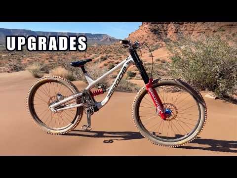 Upgrading My 'No Chain' Gearbox Downhill Bike!