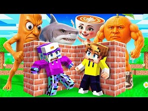 ITALIAN BRAINROT Build to SURVIVE in Minecraft…