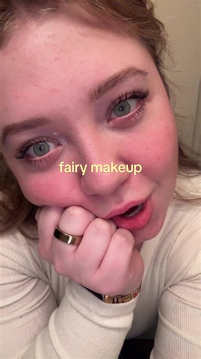 did @Evelin’s fairy makeup tutorial today and feeling ethereal #makeup #grwm