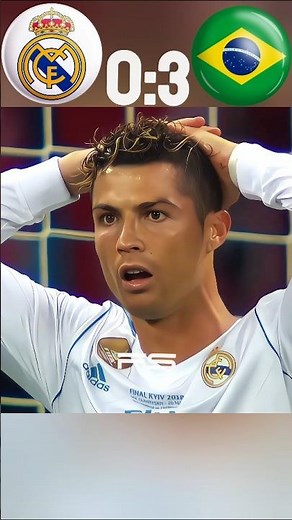 The Day Ronaldo 🐐 Showed 🤯Brazil imaginary 🤯 match 💥 ronaldo vs Neymar 🥶 #football #shorts #ronaldo