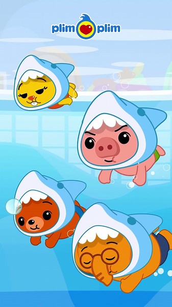 💦 Scared to Jump in the Water? You Can Do It! #plimplim #emotionsforkids #shortskids