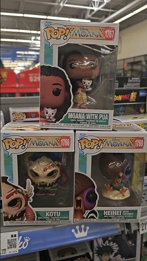 Moana Movie Funko POP Figures at Walmart Disney