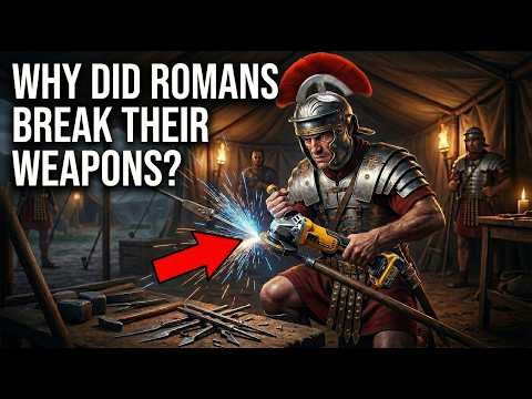 Why Did Roman Soldiers Break Their Weapons?