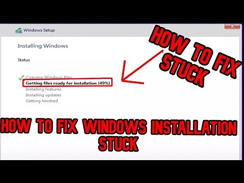 How to Fix Stuck Getting files ready for installation solve Windows freezes Install Windows)