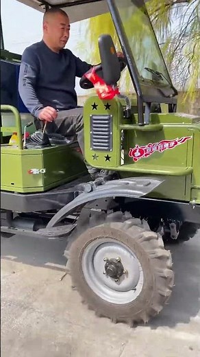 Rural 4WD Agricultural Vehicle | All-Terrain Farmer Transport Machine #earthopstv #automobile #viral