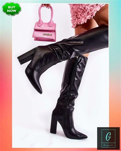 Buy Women Heel Boots - High Block Shoes exclusively at guocali.com