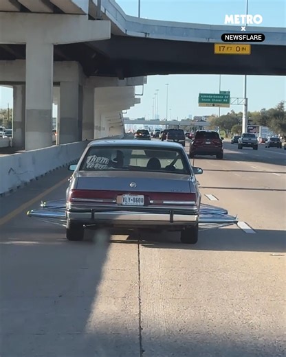 That's one way of making sure people don't overtake... | Metro