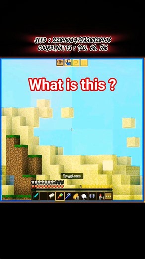 👀 Wait… Why Is This Sand FLOATING in Minecraft?! #minecraft #shorts #BrainstormZ #viral