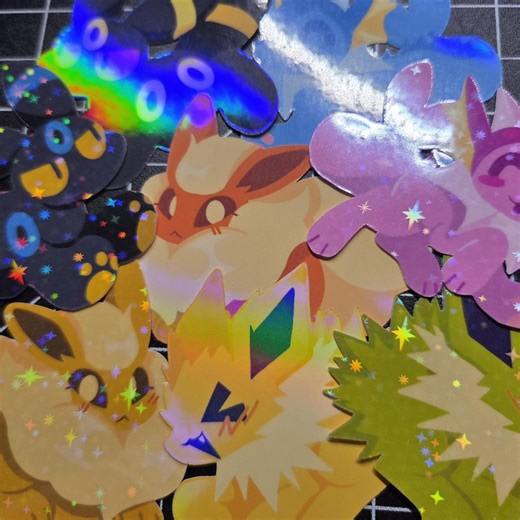 Eeveelution Sticker Packs