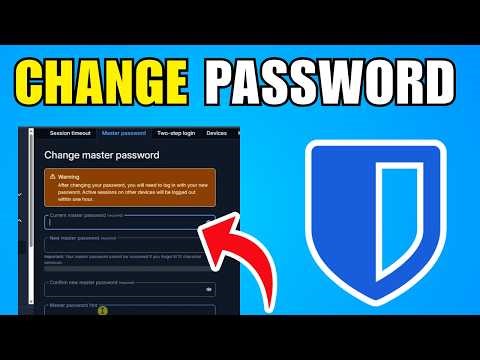 How To Change Master Password In Bitwarden (2026) (Best Method)