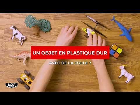 Comment réparer un objet en plastique rigide avec de la colle?