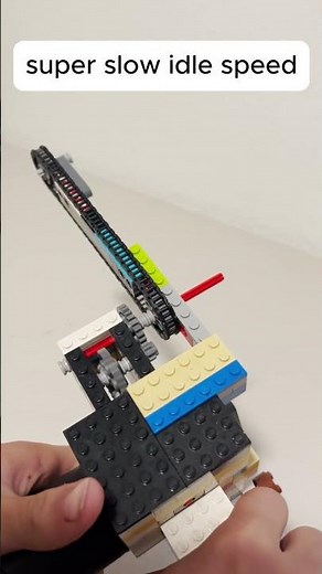 Lego vacuum engine chainsaw #lego #legoengine #chainsaw #satisfying