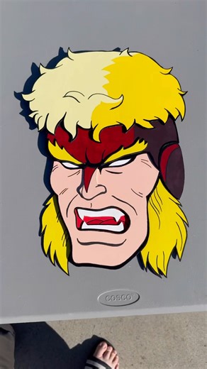 Sabertooth from X-Men the Animated Series #sabertooth #xmentas #popart #wolverine