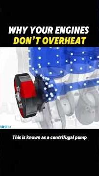 Engine Heat Hack 🤯 गाड़ी का इंजन ठंडा कैसे रहता है? #enginecooling #carfacts #mechanicalmarvel