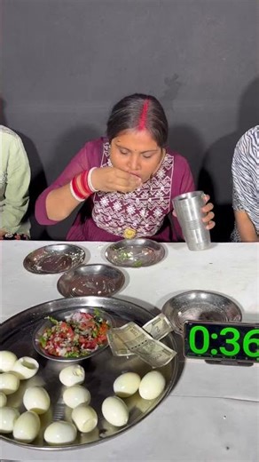 50 Second Me 5 Boiled Egg Khao 1500₹ Cash Le Jao🤗| Egg Eating Challenge #foodchallenge #food