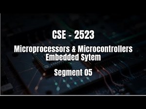 CSE - 2523 | Microprocessors ( Segment 05) | Final Preparation | IIUC CSE