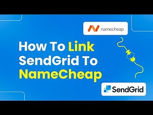 How to Link SendGrid to Namecheap (Step By Step)