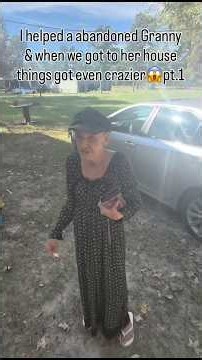 Part 1 Found Elderly Woman Abandoned Outside #kindness #elderly #help #seniorwellness #fyp #trending