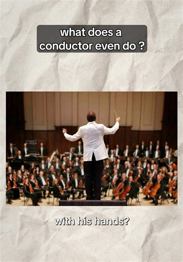 What do conductors even do ? #facts #education #music | Conductor