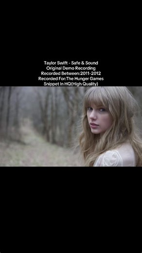 We love this demo so much! #taylorinthevault #taylorswift #demo #taylorswiftsafeandsound #taylorswiftthehungergames