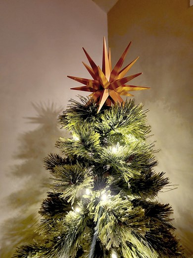Borromini Star Christmas Tree Topper - Etsy