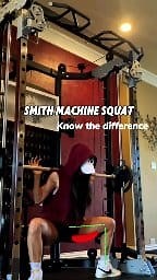 Smith Machine Squat Variations #squat #smithmachine | Ariel Yu